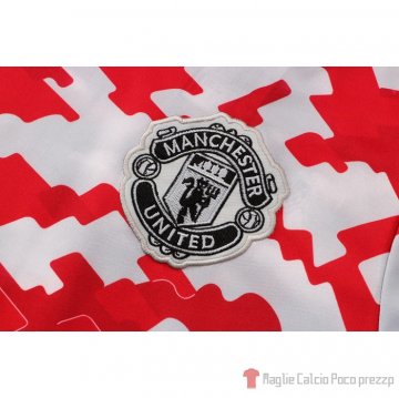 Allenamento Manchester United 21-22 Rosso E Bianco