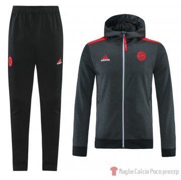 Tuta da Track Bayern Munich 21-22 Grigio Tuta da Track Bayern Munich 21-22 Grigio
