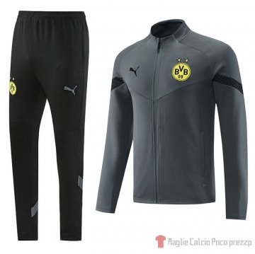 Tuta Giacca Borussia Dortmund 2022-2023 Gris