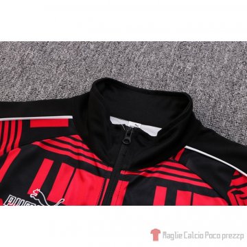 Chandal De Giacca Milan 22-23 Rojo Y Negro