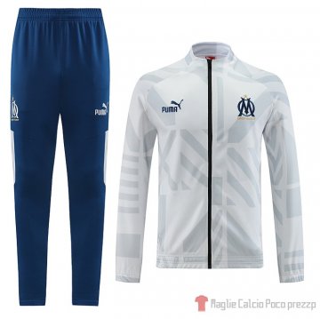 Tuta Giacca Olympique Marsella 2022-2023 Blanco Tuta Giacca Olympique Marsella 2022-2023 Blanco