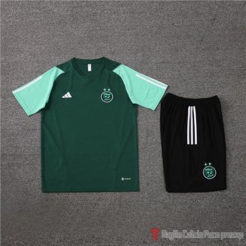 Tuta da Track Algeria Manica Corta 23-24 Verde - Pantalon Corto