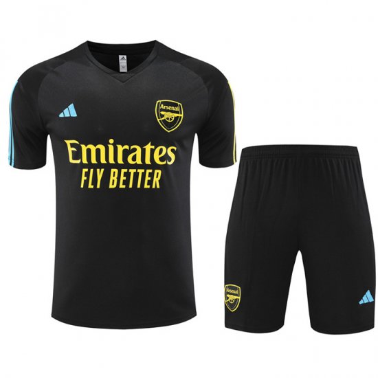 Tuta da Track Arsenal Manica Corta 23-24 Negro - Pantalon Corto - Clicca l'immagine per chiudere