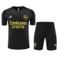 Tuta da Track Arsenal Manica Corta 23-24 Negro - Pantalon Corto