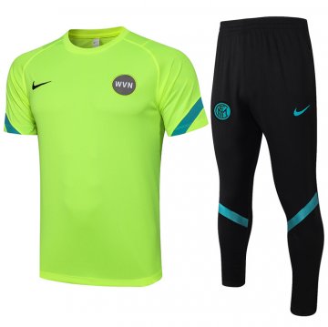 Tuta da Track Inter Milan Manica Corta 2021-22 Verde Tuta da Track Inter Milan Manica Corta 2021-22 Verde