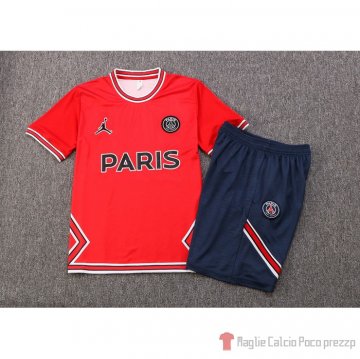 Tuta Paris Saint-germain Jordan Manica Corta 22-23 Rojo - Pantalon Corto