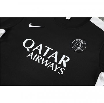 Tuta da Track Paris Saint-germain Manica Corta 23-24 Negro - Pantalon Corto