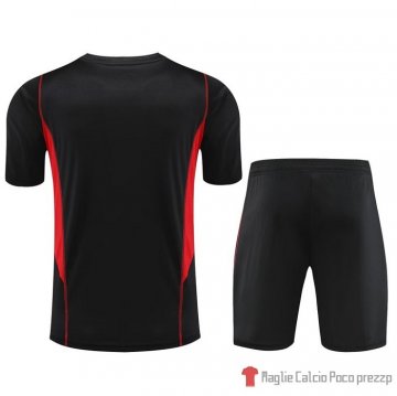 Tuta da track Sao Paulo Manica Corta 2023-24 Negro - Pantalon Corto