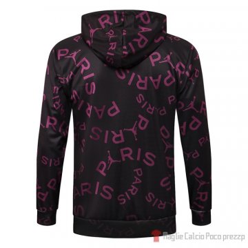 Chaqueta Con Capucha Del Paris Saint-germain Jordan 21-22 Purpura