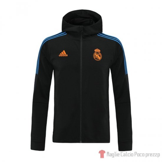 Giacca Real Madrid 2021-22 Negro - Clicca l'immagine per chiudere