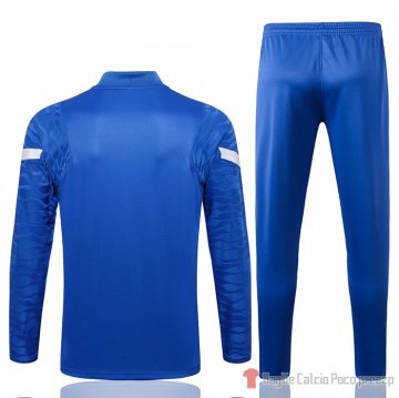 Tuta Da Track Felpa Barcellona 2021-22 Azul