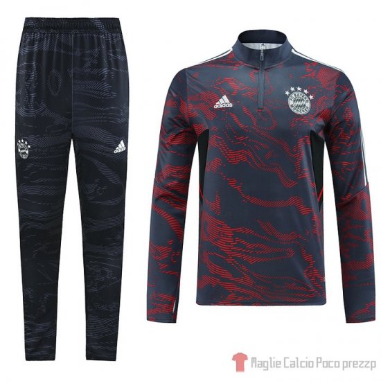 Felpa Della Tuta Bayern Munich 22-23 Rojo Y Gris - Clicca l'immagine per chiudere