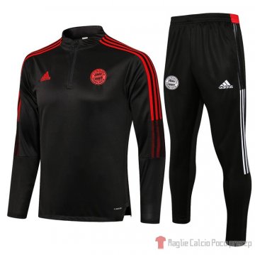 Tuta Da Track Felpa Bayern Munich Bambino 21-22 Gris Tuta Da Track Felpa Bayern Munich Bambino 21-22 Gris