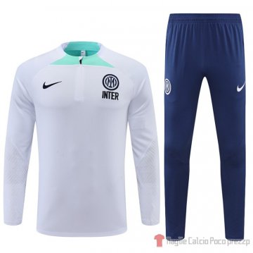 Felpa Della Tuta Inter 22-23 Blanco Felpa Della Tuta Inter 22-23 Blanco