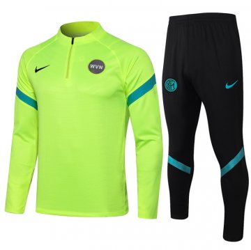 Tuta Da Track Felpa Inter Milan 21-22 Verde Tuta Da Track Felpa Inter Milan 21-22 Verde