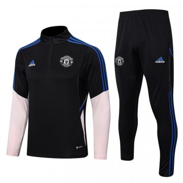 Felpa Della Tuta Manchester United 22-23 Negro Y Rosa Felpa Della Tuta Manchester United 22-23 Negro Y Rosa