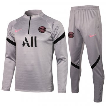 Tuta Da Track Felpa Paris Saint-germain 2021-22 Gris