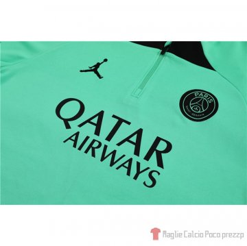 Felpa Della Tuta Paris Saint-germain Jordan 2022-23 Verde