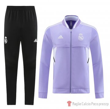 Giacca Della Tuta Real Madrid 2022-23 Purpura Giacca Della Tuta Real Madrid 2022-23 Purpura