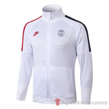 Giacca Paris Saint-Germain 2019/2020 Bianco Giacca Paris Saint-Germain 2019/2020 Bianco