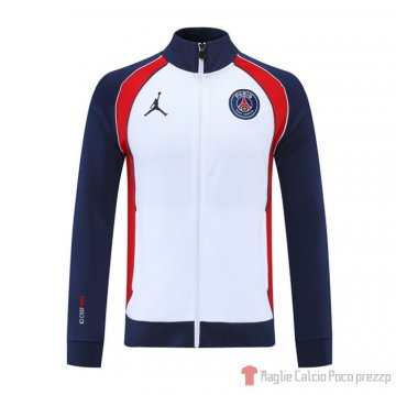 Giacca Paris Saint-germain Jordan 21-22 Bianco Giacca Paris Saint-germain Jordan 21-22 Bianco