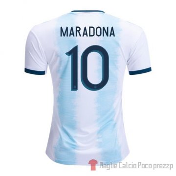 Maglia Argentina Giocatore Maradona Home 2019 Maglia Argentina Giocatore Maradona Home 2019