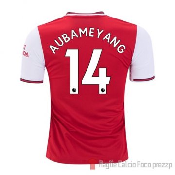 Maglia Arsenal Giocatore Aubameyang Home 2019/2020 Maglia Arsenal Giocatore Aubameyang Home 2019/2020