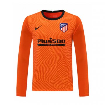Maglia Atletico Madrid Portiere Manica Lunga 20-21 Arancione Maglia Atletico Madrid Portiere Manica Lunga 20-21 Arancione