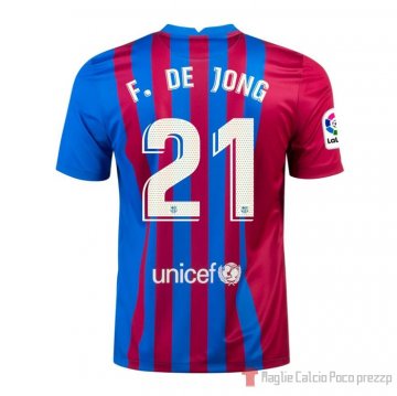 Maglia Barcellona Giocatore F.de Jong Home 21-22 Maglia Barcellona Giocatore F.de Jong Home 21-22