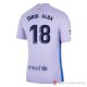 Maglia Barcellona Giocatore Jordi Alba Away 21-22