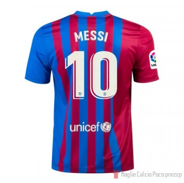 Maglia Barcellona Giocatore Messi Home 21-22 Maglia Barcellona Giocatore Messi Home 21-22