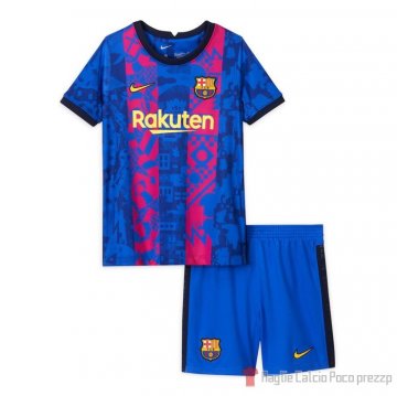 Maglia Barcellona Terza Bambino 21-22