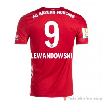 Maglia Bayern Munich Giocatore Lewandowski Home 20-21 Maglia Bayern Munich Giocatore Lewandowski Home 20-21