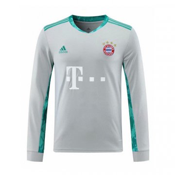 Maglia Bayern Munich Portiere Manica Lunga 20-21 Grigio Maglia Bayern Munich Portiere Manica Lunga 20-21 Grigio