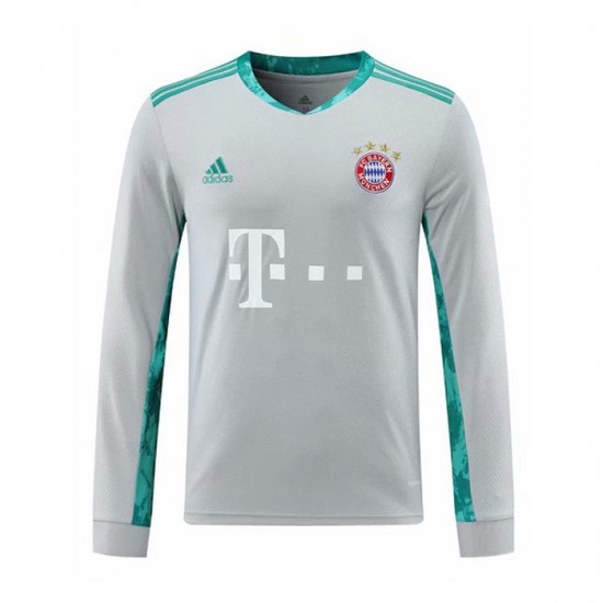 Maglia Bayern Munich Portiere Manica Lunga 20-21 Grigio - Clicca l'immagine per chiudere