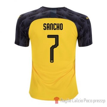 Maglia Borussia Dortmund Giocatore Sancho Cup Home 2019/2020 Maglia Borussia Dortmund Giocatore Sancho Cup Home 2019/2020
