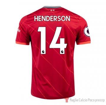 Maglia Liverpool Giocatore Henderson Home 21-22 Maglia Liverpool Giocatore Henderson Home 21-22