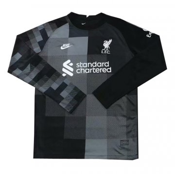 Maglia Liverpool Portiere Manica Lunga 21-22 Nero Maglia Liverpool Portiere Manica Lunga 21-22 Nero