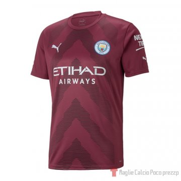 Maglia Manchester City Portiere 22-23 Rojo