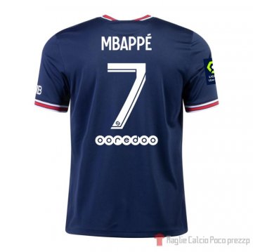 Maglia Paris Saint-germain Giocatore Mbappe Home 21-22