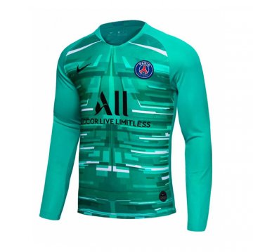 Maglia Paris Saint-germain Portiere Manica Lunga 20-21 Verde