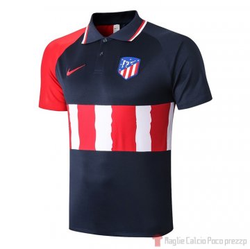 Maglia Polo Atletico Madrid 2020/2021 Blu Maglia Polo Atletico Madrid 2020/2021 Blu