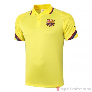 Maglia Polo Barcellona 2020/2021 Giallo