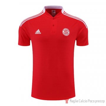 Maglia Polo Bayern Munich 22-23 Rosso Maglia Polo Bayern Munich 22-23 Rosso