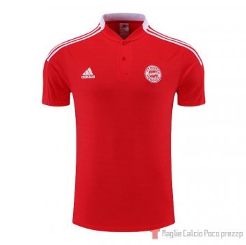 Maglia Polo Bayern Munich 22-23 Rosso