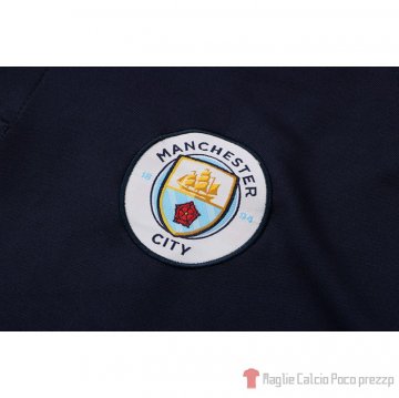 Maglia Polo Del Manchester City 2021-2022 Azul