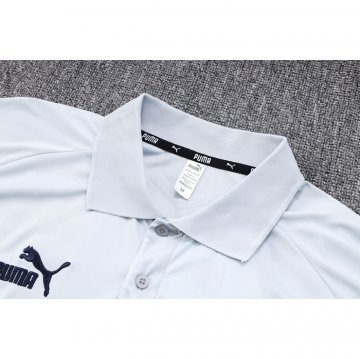 Maglia Polo Del Manchester City 23-24 Gris