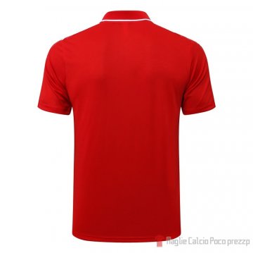 Maglia Polo Del Manchester United Ucl 21-22 Rojo