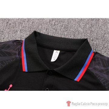 Maglia Polo Del Paris Saint-germain Jordan 22-23 Negro