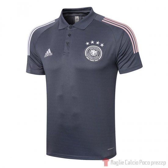 Maglia Polo Germania 2020 Grigio - Clicca l'immagine per chiudere